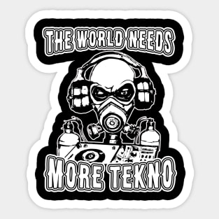 The World Needs More Tekno 23 Sticker